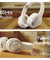pTron Studio Pro w/ 65Hrs Playtime, Wireless Over Ear Headphones w/HD Mic & TruTalk AI-ENC Calls, Low-Latency Game & Music, 40mm Drivers, BT5.4, Dual Device Pairing & Type-C Fast Charging (Beige)