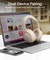 pTron Studio Pro w/ 65Hrs Playtime, Wireless Over Ear Headphones w/HD Mic & TruTalk AI-ENC Calls, Low-Latency Game & Music, 40mm Drivers, BT5.4, Dual Device Pairing & Type-C Fast Charging (Beige)