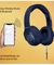 pTron Studio Pro w/ 65Hrs Playtime, Wireless Over Ear Headphones w/HD Mic & TruTalk AI-ENC Calls, Low-Latency Game & Music, 40mm Drivers, BT5.4, Dual Device Pairing & Type-C Fast Charging (Blue)