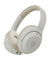 pTron Studio Classic w/ 75Hrs Playtime, Wireless Over Ear Headphones w/HD Mic & TruTalk AI-ENC Calls, Low-Latency Game & Music, Deep Bass, BT5.4, Dual Device Pairing, & Type-C Fast Charging (Beige)