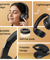 pTron Studio Pro w/ 65Hrs Playtime, Wireless Over Ear Headphones w/HD Mic & TruTalk AI-ENC Calls, Low-Latency Game & Music, 40mm Drivers, BT5.4, Dual Device Pairing & Type-C Fast Charging (Jet Black)