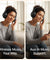 pTron Studio Classic w/ 75Hrs Playtime, Wireless Over Ear Headphones w/HD Mic & TruTalk AI-ENC Calls, Low-Latency Game & Music, Deep Bass, BT5.4, Dual Device Pairing, & Type-C Charging (Black)