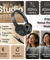 pTron Studio w/ 60Hrs Playtime, Wireless Over-Ear Headphones with HD Mic, Immersive Sound, 40mm Drivers, BT5.4, Dual-Device Pairing, 3.5mm Aux Port, TF Card Slot & Type-C Fast Charging (Jet Black)