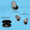 pTron Basspods P11 in-Ear TWS Earbuds w/Dual HD Mic, Pristine Sound, 24hrs Playtime, Mini Buds, Movie/Music Modes, Bluetooth V5.1 Wireless Headphones, Voice Assist, Type-C Charging & IPX4 (Coal Black)