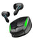 pTron Basspods Flare TWS Earbuds w/ 40ms Low Latency Gaming, AI-ENC Clear Calls, 35Hrs Playtime, HD Mics, in-Ear Bluetooth 5.3 Headphones, Type-C Fast Charging & IPX4 Water Resistant (Jet Black)