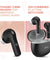 pTron Bassbuds NX In-Ear TWS Earbuds w/ Dual HD Mic & AI-ENC Clear Calls, 32Hrs Playtime, 13mm Drivers, Bluetooth 5.3 Wireless Headphones, Voice Assistant, Type-C Fast Charging & IPX5 (Coal Black)