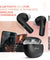 pTron Bassbuds NX In-Ear TWS Earbuds w/ Dual HD Mic & AI-ENC Clear Calls, 32Hrs Playtime, 13mm Drivers, Bluetooth 5.3 Wireless Headphones, Voice Assistant, Type-C Fast Charging & IPX5 (Coal Black)