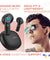 pTron Bassbuds NX In-Ear TWS Earbuds w/ Dual HD Mic & AI-ENC Clear Calls, 32Hrs Playtime, 13mm Drivers, Bluetooth 5.3 Wireless Headphones, Voice Assistant, Type-C Fast Charging & IPX5 (Coal Black)