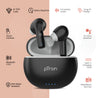 pTron Bassbuds NX In-Ear TWS Earbuds w/ Dual HD Mic & AI-ENC Clear Calls, 32Hrs Playtime, 13mm Drivers, Bluetooth 5.3 Wireless Headphones, Voice Assistant, Type-C Fast Charging & IPX5 (Coal Black)