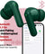 pTron Zenbuds X1 4 HD Mic TWS Earbuds w/AI-ENC Clear Calls, 40hrs Playtime, Pristine Sound, in-Ear Sensor, 40ms Movie/Music Modes, Bluetooth 5.3 Headphones, Type C Fast Charging & IPX5 (Green)