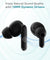 pTron Bassbuds Eon In-Ear TWS Earbuds w/ Dual HD Mic & AI-ENC Calls, Pristine Sound, 30Hrs Playtime, Bluetooth v5.3 Wireless Earphones, Snug-fit, Type-C Fast Charge, Voice Assist, IPX4 (Grey & Black)