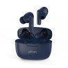 pTron Bassbuds Duo In-Ear TWS Earbuds w/ Dual HD Mic, Pristine Sound, 32Hrs Playtime, Bluetooth V5.1 Headphones, 13mm Drivers, Type-C Charging, Voice Assistant & IPX4 Water Resistant (Midnight Blue)