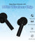 pTron Basspods 882 In-Ear TWS Earbuds w/ Dual HD Mic, Pristine Sound, 10mm Drivers, Snug-fit Buds, Bluetooth 5.1 Wireless Earphones, 12Hrs Playtime, Voice Assistant, Integrated Controls & IPX4 (Black)