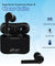 pTron Basspods 882 In-Ear TWS Earbuds w/ Dual HD Mic, Pristine Sound, 10mm Drivers, Snug-fit Buds, Bluetooth 5.1 Wireless Earphones, 12Hrs Playtime, Voice Assistant, Integrated Controls & IPX4 (Black)