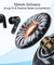 pTron Basspods P251+ TWS Earbuds w/ 50Hrs Playtime, 12mm Drivers, Dual HD Mic & AI-ENC Calls, Movie Mode, Touch Controls, in-Ear Bluetooth 5.1 Wireless Headphones, Type C Charging & IPX4 (Jet Black)