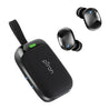 pTron Bassbuds Urban In-Ear TWS Earbuds w/ Dual HD Mic, Pristine Sound, Mini Size Buds, Bluetooth 5.0 Wireless Headphones, Touch Control, IPX4 Water Resistant, Voice Assistant, IPX4 (Jet Black)