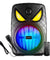 pTron Fusion Party Evo 80W Bluetooth Speaker w/ 3m Wired Karaoke Mic, Punchy Sound, 6Hrs Playtime, RGB Light, TWS Mode, Party Speaker w/ BTv5.0, Aux Port, USB & SD Card Playback (Midnight Black)