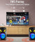 pTron Fusion Party Evo 80W Bluetooth Speaker w/ 3m Wired Karaoke Mic, Punchy Sound, 6Hrs Playtime, RGB Light, TWS Mode, Party Speaker w/ BTv5.0, Aux Port, USB & SD Card Playback (Midnight Black)