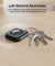 pTron TagNet X1 for iPhone/iOS Users, Works with Apple Find My Network, MFi, Anti-Lost & Loud 80dB Buzzer Alert, No SIM Needed, Item Finder for Keys, Wallets, Bags, 1-Year Battery (Black)