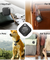 pTron TagNet X1 for iPhone/iOS Users, Works with Apple Find My Network, MFi, Anti-Lost & Loud 80dB Buzzer Alert, No SIM Needed, Item Finder for Keys, Wallets, Bags, 1-Year Battery (Black)