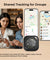 pTron TagNet X1 for iPhone/iOS Users, Works with Apple Find My Network, MFi, Anti-Lost & Loud 80dB Buzzer Alert, No SIM Needed, Item Finder for Keys, Wallets, Bags, 1-Year Battery (Black)