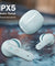 pTron Bassbuds Eon in-Ear TWS Earbuds w/ 13mm Drivers, 45Hrs Playtime, Dual HD Mic & TruTalk AI-ENC Calls, Custom EQ, Mobile App, Bluetooth v6.0 Headphones, Voice Assist., Type C Charging & IPX5 (Grey)