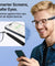 pTron Orbis Era Smart Glasses with Bluetooth V5.4, Open Ear Music, Handsfree Calls, Protects Eye from Blue Light Emitted from Digital Screens, 8Hrs Playtime, Connect with Phones/Tablets (Black)