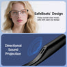 pTron Orbis Era Smart Glasses with Bluetooth V5.4, Open Ear Music, Handsfree Calls, Protects Eye from Blue Light Emitted from Digital Screens, 8Hrs Playtime, Connect with Phones/Tablets (Black)