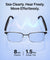 pTron Orbis Era Smart Glasses with Bluetooth V5.4, Open Ear Music, Handsfree Calls, Protects Eye from Blue Light Emitted from Digital Screens, 8Hrs Playtime, Connect with Phones/Tablets (Black)