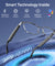 pTron Orbis Era Smart Glasses with Bluetooth V5.4, Open Ear Music, Handsfree Calls, Protects Eye from Blue Light Emitted from Digital Screens, 8Hrs Playtime, Connect with Phones/Tablets (Black)
