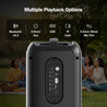 pTron Fusion Beats 48W Bluetooth Party Speaker w/Immersive Sound, Dual 4 inch Neo Drivers, Rhythmic RGB Lights, 6Hrs Playtime, BT5.3/Aux/TF Card/USB Playback Modes, Type-C Charging (Midnight Black)
