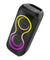 pTron Fusion ONE 48W Bluetooth Party Speaker w/Pristine Stereo Sound, Dual 4 inch Neo Drivers, Rhythmic RGB Lights, 6Hrs Playtime, BT5.3/Aux/TF Card/USB Playback Modes, Type-C Charging (Jet Black)