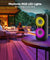 pTron Fusion ONE 48W Bluetooth Party Speaker w/Pristine Stereo Sound, Dual 4 inch Neo Drivers, Rhythmic RGB Lights, 6Hrs Playtime, BT5.3/Aux/TF Card/USB Playback Modes, Type-C Charging (Jet Black)