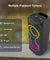 pTron Fusion ONE 48W Bluetooth Party Speaker w/Pristine Stereo Sound, Dual 4 inch Neo Drivers, Rhythmic RGB Lights, 6Hrs Playtime, BT5.3/Aux/TF Card/USB Playback Modes, Type-C Charging (Jet Black)