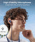 pTron Tangent Rush w/ 50Hrs Playtime, Pristine Sound, Dual-Device Pairing, Bluetooth 5.4 Wireless in-Ear Earphones with Mic, Voice Assistant, Type-C Fast Charging & IPX5 Water Resistant (Ink Blue)
