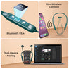 pTron Tangent Rush w/ 50Hrs Playtime, Pristine Sound, Dual-Device Pairing, Bluetooth 5.4 Wireless in-Ear Earphones with Mic, Voice Assistant, Type-C Fast Charging & IPX5 Water Resistant (Forest Green)