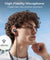 pTron Tangent Rush w/ 50Hrs Playtime, Pristine Sound, Dual-Device Pairing, Bluetooth 5.4 Wireless in-Ear Earphones with Mic, Voice Assistant, Type-C Fast Charging & IPX5 Water Resistant (Jet Black)