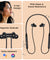 pTron Tangent Rush w/ 50Hrs Playtime, Pristine Sound, Dual-Device Pairing, Bluetooth 5.4 Wireless in-Ear Earphones with Mic, Voice Assistant, Type-C Fast Charging & IPX5 Water Resistant (Jet Black)