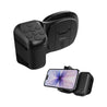 pTron MHR1 Phone Clip Camera Grip Handle w/Detachable BTv5.4 Remote Shutter, 55-90mm Clamping Range, Shoot Videos, Take Snaps, Stable & Firm Grip, Compatible with iOS & Android Devices (Black)