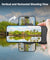 pTron MHR1 Phone Clip Camera Grip Handle w/Detachable BTv5.4 Remote Shutter, 55-90mm Clamping Range, Shoot Videos, Take Snaps, Stable & Firm Grip, Compatible with iOS & Android Devices (Black)
