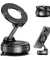 pTron Dockit 360° Magnetic Car Mobile Holder, Strong Vacuum Suction, Universal Car Mount for Dashboard, Gym, Mirror, Compact, Foldable, Rotatable Mobile Stand Compatible with All Smartphones (Black)