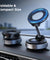 pTron Dockit 360° Magnetic Car Mobile Holder, Strong Vacuum Suction, Universal Car Mount for Dashboard, Gym, Mirror, Compact, Foldable, Rotatable Mobile Stand Compatible with All Smartphones (Black)