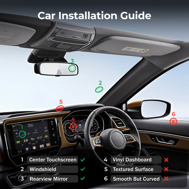 pTron Dockit 360° Magnetic Car Mobile Holder, Strong Vacuum Suction, Universal Car Mount for Dashboard, Gym, Mirror, Compact, Foldable, Rotatable Mobile Stand Compatible with All Smartphones (Black)