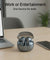 pTron Bassbuds Indie in-Ear TWS Earbuds w/ 10mm Drivers, 45Hrs Playtime, Dual HD Mic & AI-ENC Calls, Custom EQ, Mobile App, Bluetooth V5.4 Earphones, Voice Assistant, Type C Charging & IPX5 (Gray)