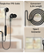 pTron Boom Play X6 in-Ear Type C Wired Earphones with Mic, 14mm Drivers for Pristine Sound, 1.2M Tangle-Free Cable, in-Line Controls, Snug-Fit & Wide Compatibility with C Type Devices (Black)
