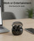 pTron Bassbuds Indie In-Ear TWS Earbuds w/ 10mm Drivers, 45Hrs Playtime, Dual HD Mic & AI-ENC Calls, Custom EQ, Mobile App, Bluetooth V5.4 Earphones, Voice Assistant, Type C Charging & IPX5 (Jet Black)
