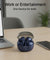 pTron Bassbuds Indie in-Ear TWS Earbuds w/ 10mm Drivers, 45Hrs Playtime, Dual HD Mic & AI-ENC Calls, Custom EQ, Mobile App, Bluetooth V5.4 Earphones, Voice Assistant, Type C Charging & IPX5 (Blue)