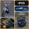 pTron Bassbuds Indie in-Ear TWS Earbuds w/ 10mm Drivers, 45Hrs Playtime, Dual HD Mic & AI-ENC Calls, Custom EQ, Mobile App, Bluetooth V5.4 Earphones, Voice Assistant, Type C Charging & IPX5 (Blue)