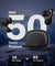 pTron Bassbuds Tango in-Ear TWS Ear Buds w/Custom EQ, 50hrs Playtime, Pristine Sound, Dual Mic, TruTalk ENC Calls, Mobile App, Wireless Bluetooth V6.0,Touch Controls, Type-C Charging, IPX5 (Space Black)