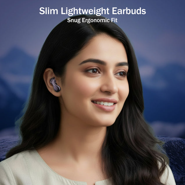 pTron Bassbuds Tango in-Ear TWS Ear Buds w/Custom EQ, 50hrs Playtime, Pristine Sound, Dual Mic, TruTalk ENC Calls, Mobile App, Wireless Bluetooth V6.0,Touch Controls, Type-C Charging, IPX5 (Nexua Black)